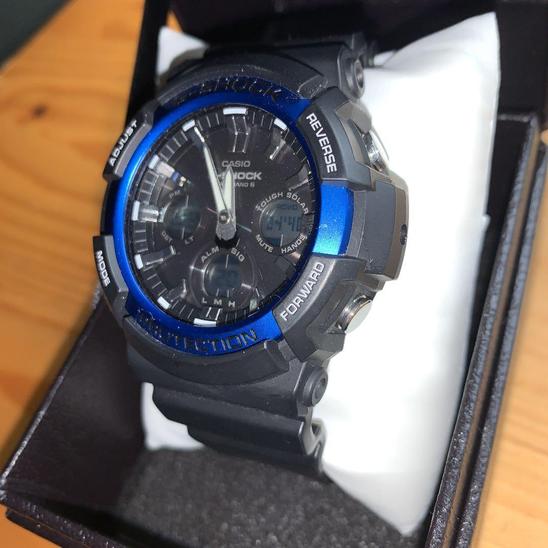 Casio G-Shock Solar Radio Wave GAW 100 Watch, Resin Case, Resin Band — Japan Import