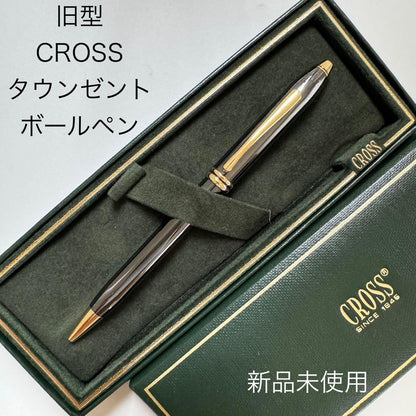 Cross Townsend Gold Titanium Ballpoint Pen Twist Type — Japan Import