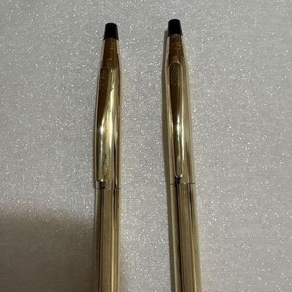 Cross Gold Series Ballpoint Pen and Mechanical Pencil Set