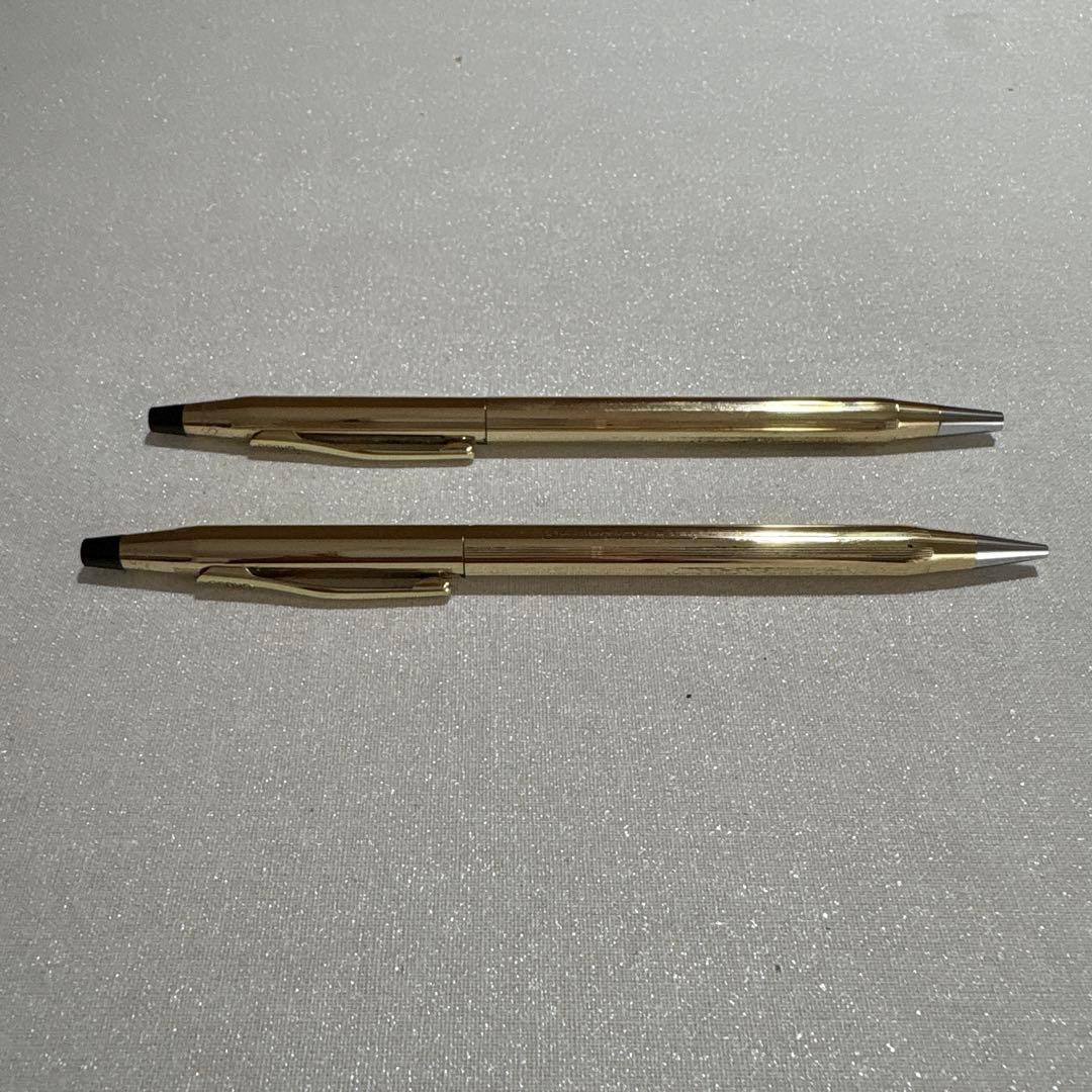Cross Gold Series Ballpoint Pen and Mechanical Pencil Set