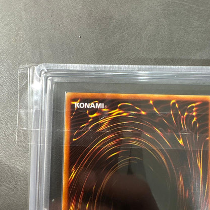 Yu-Gi-Oh Secret Rare Des Volst Gulf ARS10+ Grade 10 Duel Monsters card with 2200 ATK and 1700 DEF
