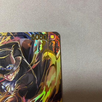 One Piece Card Game Premium Collection Leader Sabo parallel gold character trading card from Japan import