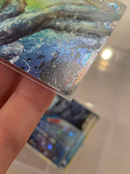 Lugia Legend first edition holographic Japanese trading card from Soul Silver collection with minor imperfections