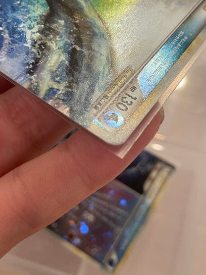 Lugia Legend first edition holographic Japanese trading card from Soul Silver collection with minor imperfections