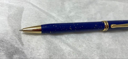 Cross Townsend Lapis Lazuli 22k Gold Plated High-End Ballpoint Pen — Japan Import