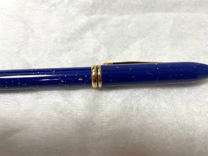 Cross Townsend Lapis Lazuli 22k Gold Plated High-End Ballpoint Pen — Japan Import