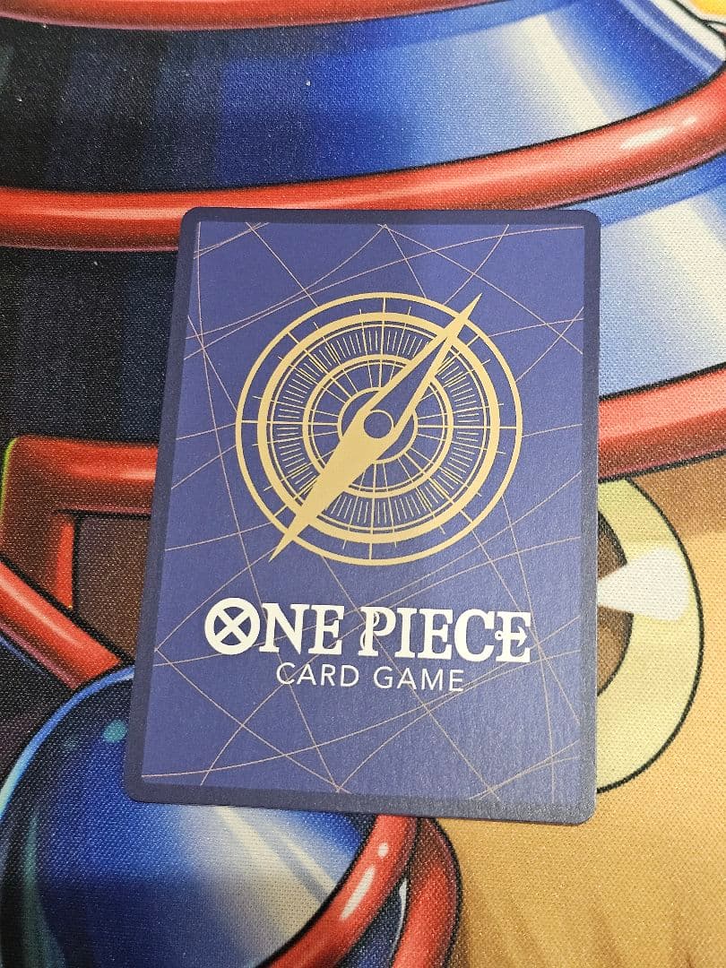 One Piece Shanks OP01-120 Secret Card Japanese edition with minor signs of use