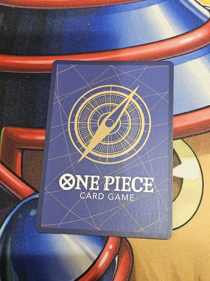 One Piece Shanks OP01-120 Secret Card Japanese edition with minor signs of use