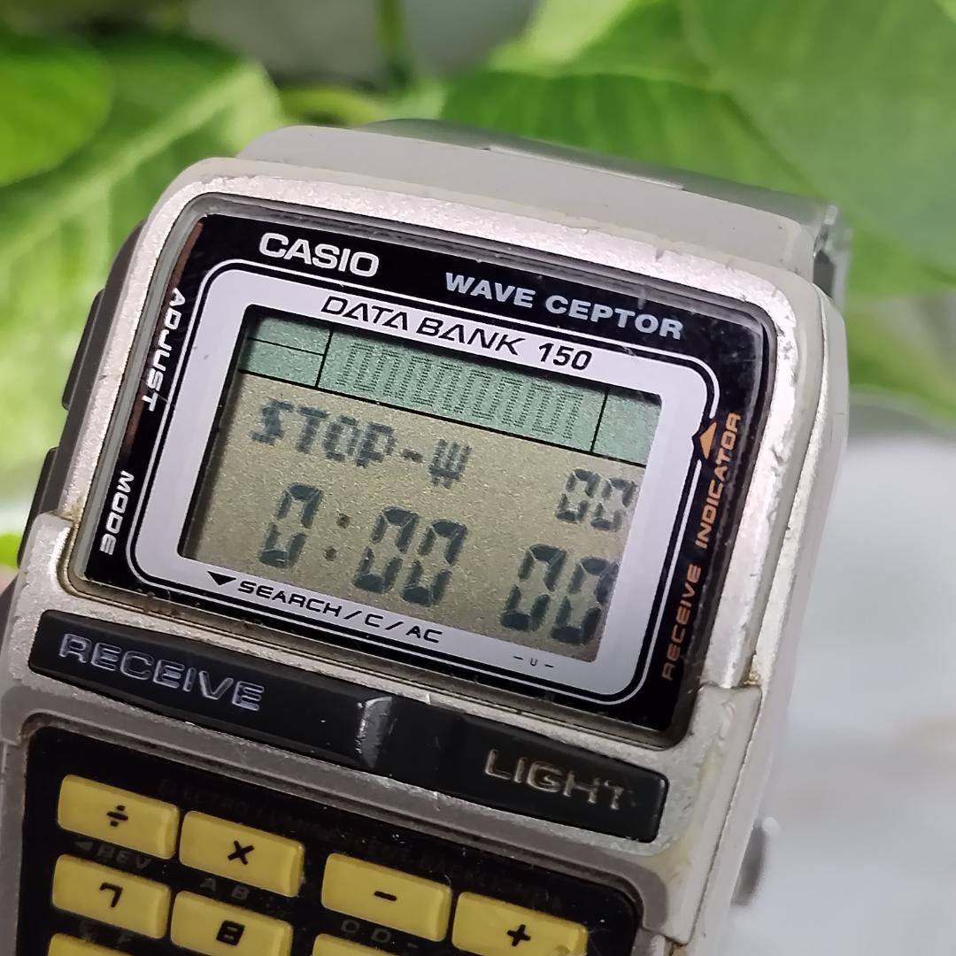 Casio Data Bank 150 DBC-W151 Digital Watch with Genuine Bracelet and Battery — Japan Import