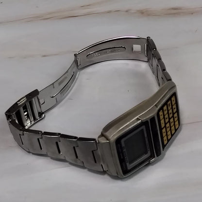 Casio Data Bank 150 DBC-W151 Digital Watch with Genuine Bracelet and Battery — Japan Import