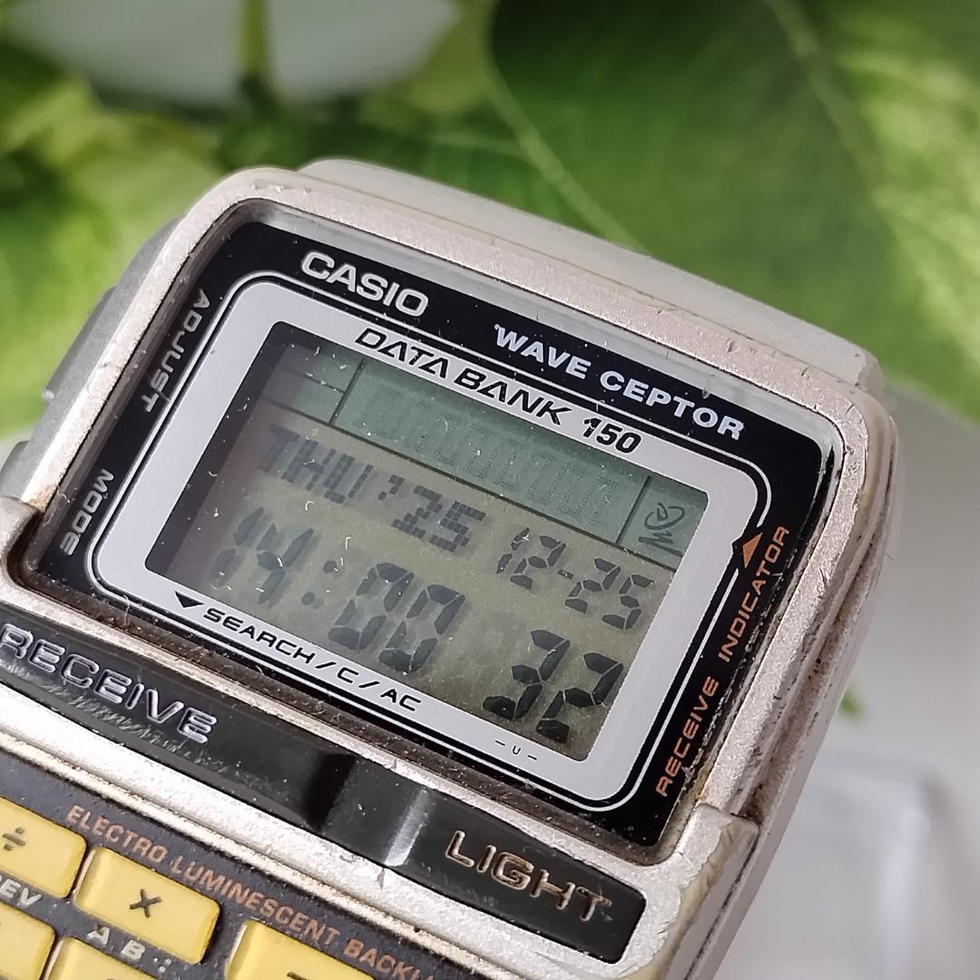 Casio Data Bank 150 DBC-W151 Digital Watch with Genuine Bracelet and Battery — Japan Import
