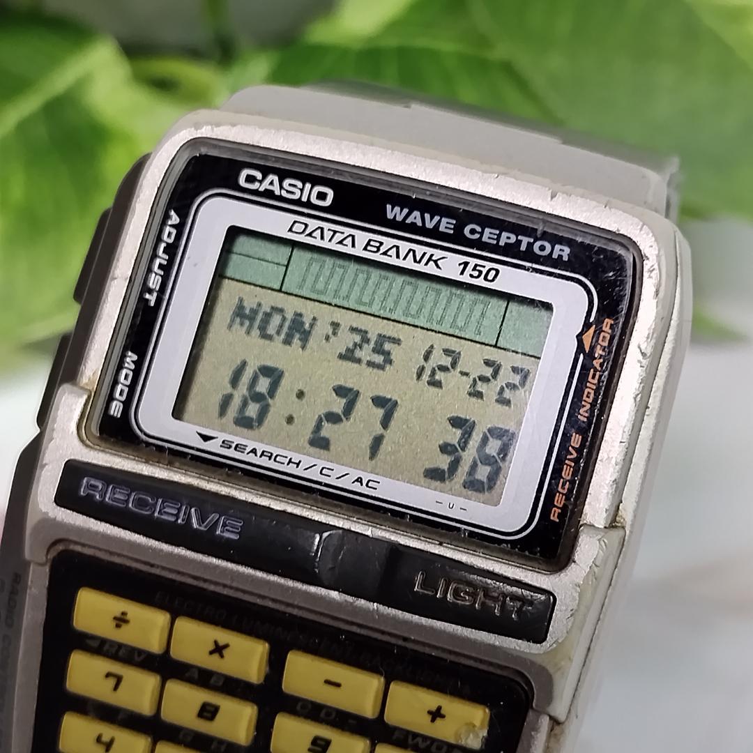 Casio Data Bank 150 DBC-W151 Digital Watch with Genuine Bracelet and Battery — Japan Import