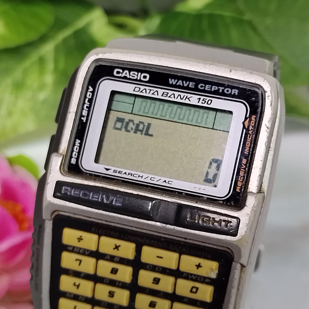 Casio Data Bank 150 DBC-W151 Digital Watch with Genuine Bracelet and Battery — Japan Import