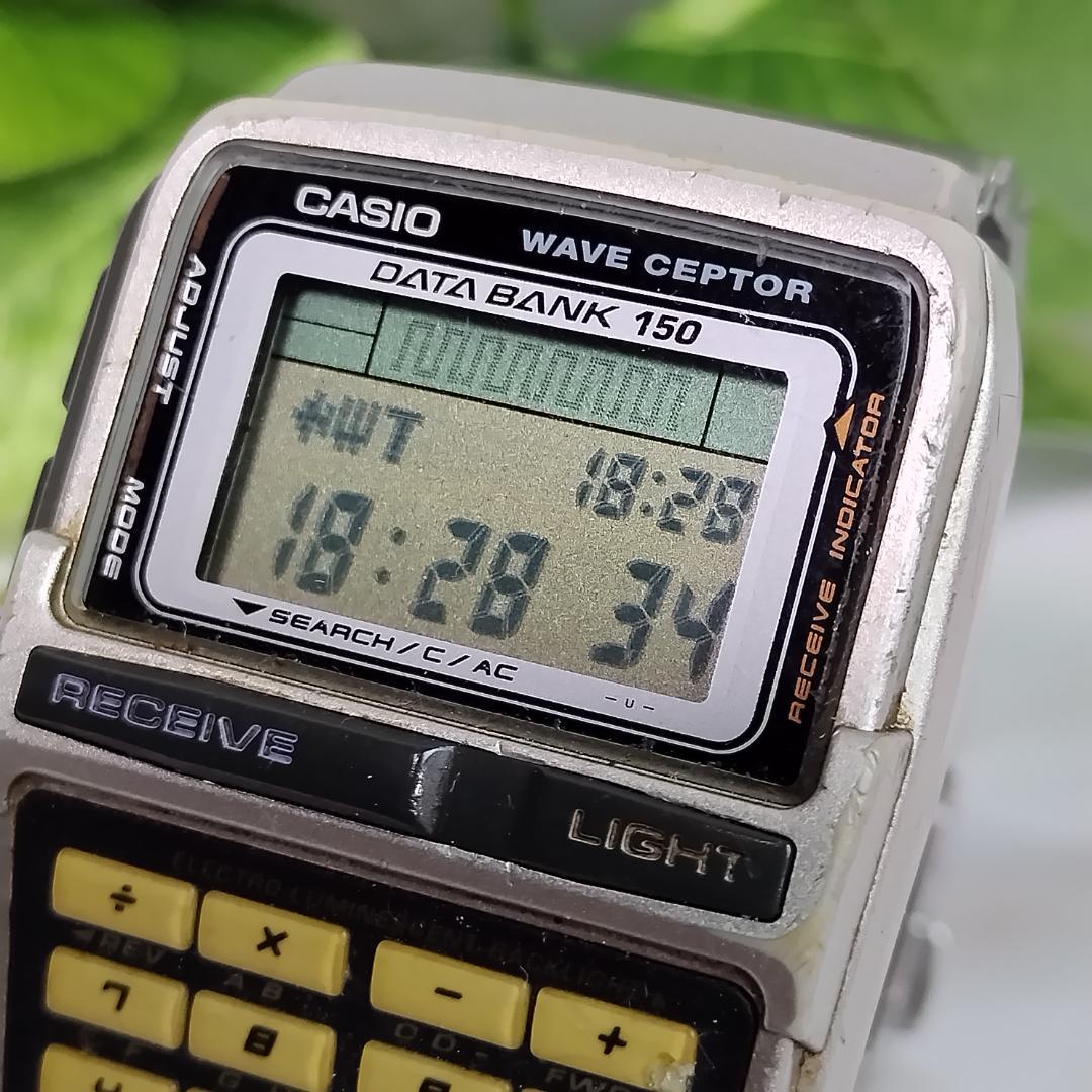 Casio Data Bank 150 DBC-W151 Digital Watch with Genuine Bracelet and Battery — Japan Import