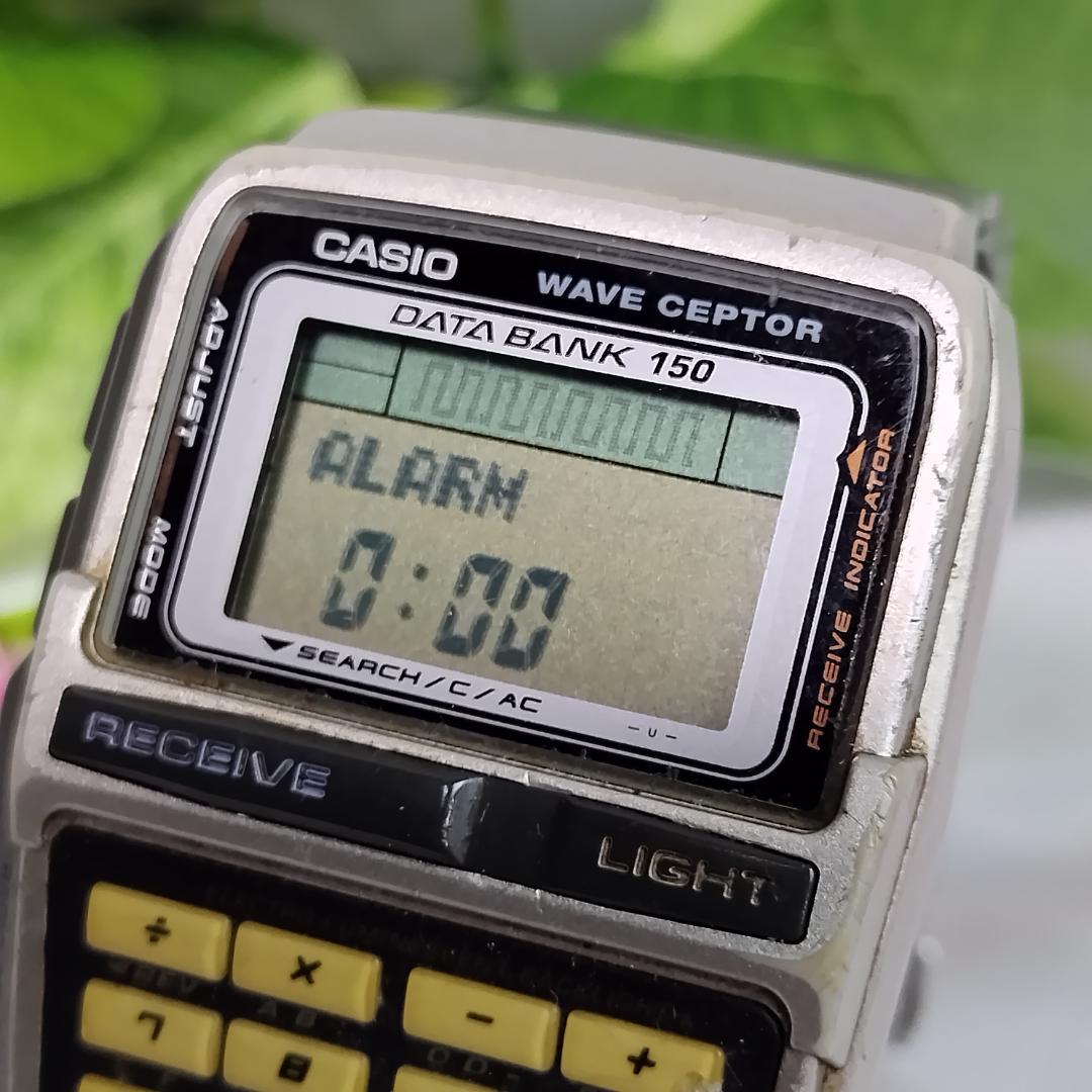 Casio Data Bank 150 DBC-W151 Digital Watch with Genuine Bracelet and Battery — Japan Import