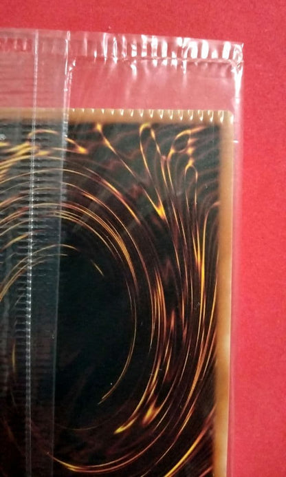 Blue-Eyes White Dragon Ultra Rare 2-card set with top-left crack error in sealed original packaging