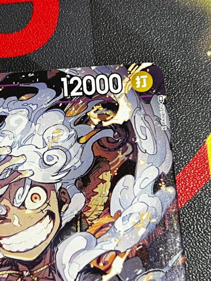 One Piece Monkey D Luffy Day'23 promotional card purple color in protective sleeve