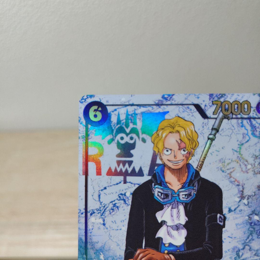 One Piece Monkey D. Luffy OP13-120 SEC parallel trading card Japanese version with Sabo character