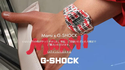 Marni Casio G-Shock Collaboration Watch Model GMD-S5610 Limited Edition