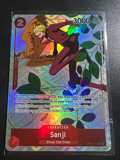 One Piece Nami Sanji Gift Collection trading card OP1-013 with relief embossing Japan import