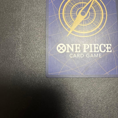 One Piece Monkey D. Luffy OP01-024 parallel trading card with minor scratches