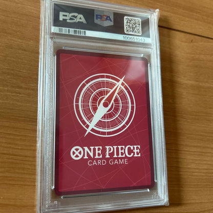 PSA graded GEM MT 10 Emporio Ivankov Leader Parallel Card from One Piece Top Arc series