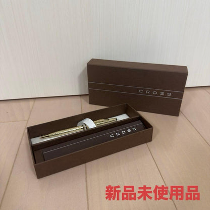 Cross Gold Diamond Cut Ballpoint Pen with Box