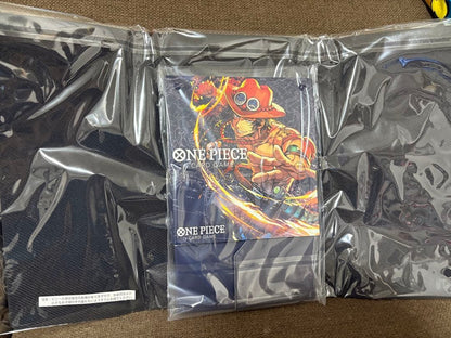 Bandai Namco One Piece Card Game Championship Set 2022 trading cards box with unopened contents