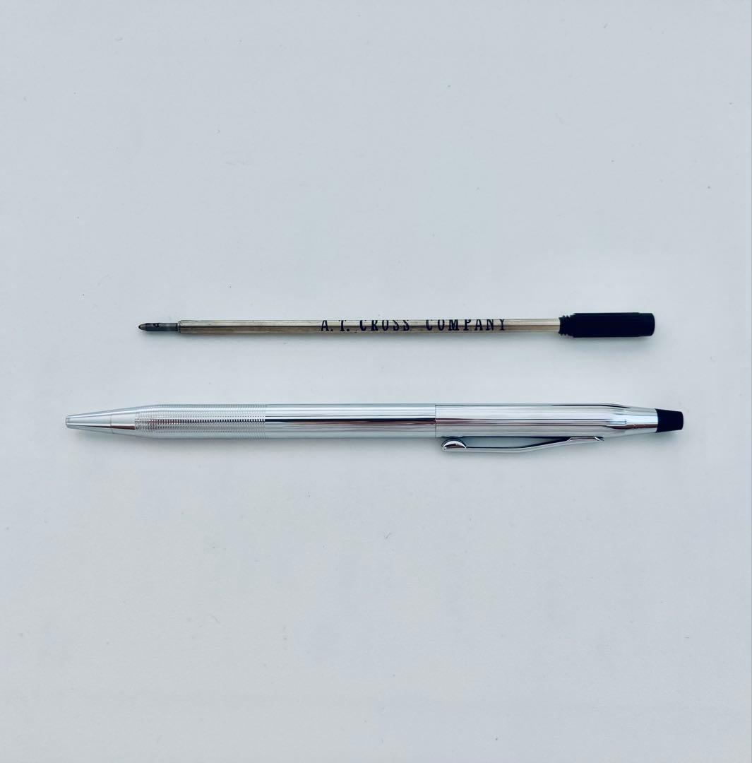 Cross Classic Century Glossy Chrome Ballpoint Pen Made in USA