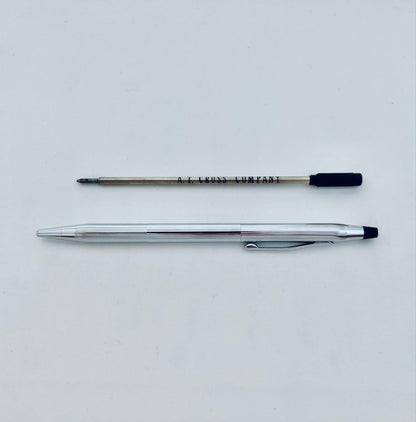 Cross Classic Century Glossy Chrome Ballpoint Pen Made in USA