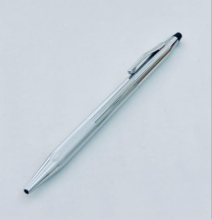 Cross Classic Century Glossy Chrome Ballpoint Pen Made in USA