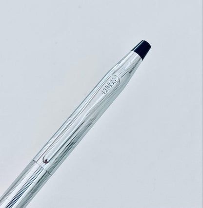 Cross Classic Century Glossy Chrome Ballpoint Pen Made in USA