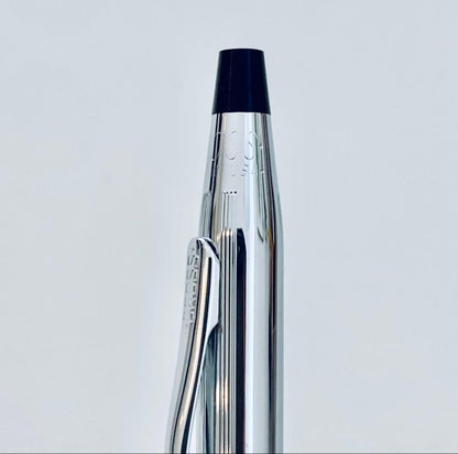 Cross Classic Century Glossy Chrome Ballpoint Pen Made in USA