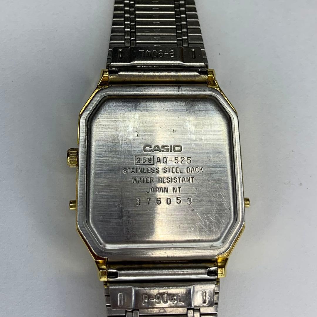 Casio AQ-525 Men’s Quartz Digital-Analog Watch - Japan Import