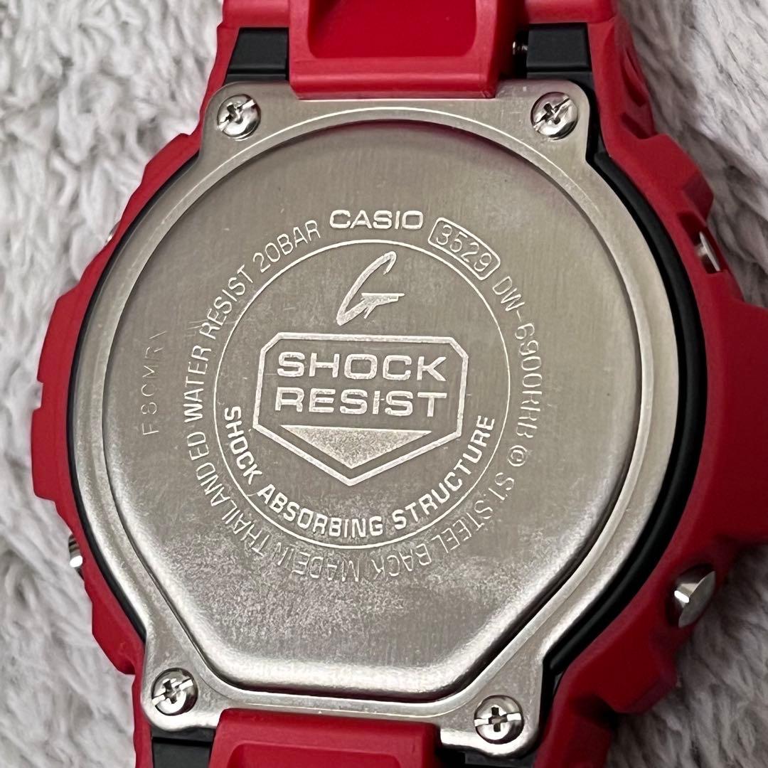 Casio G-Shock DW-6900RRB Red & Black Watch — Japan Import