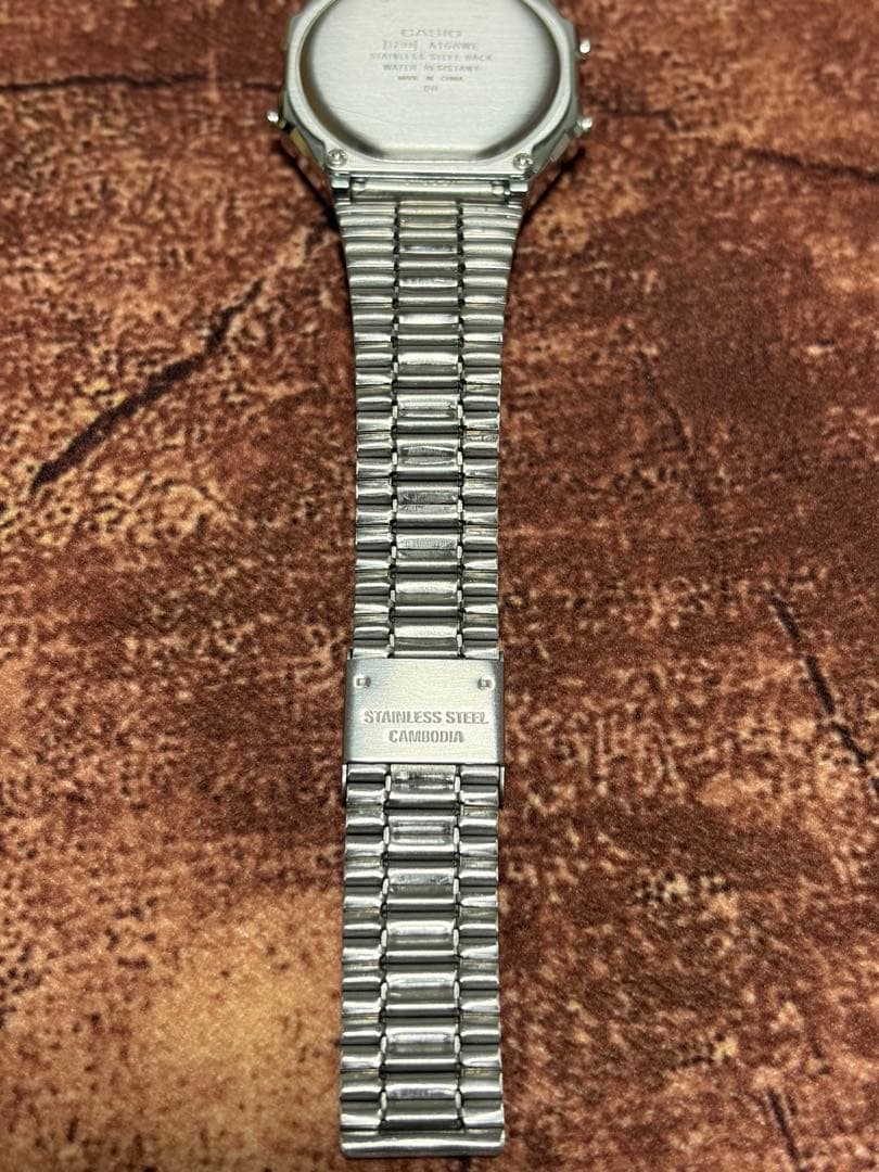 Casio A168WE Digital Watch Body with Backlight Classic Design Dark Blue