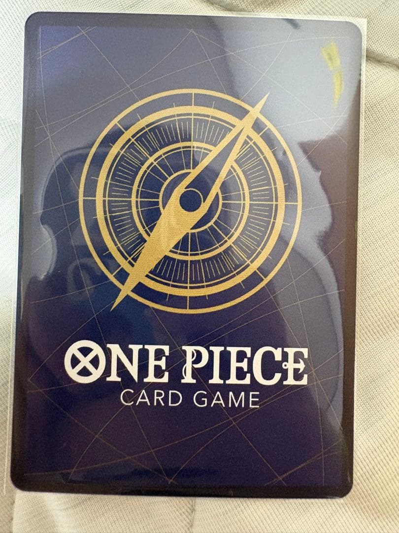 One Piece Portgas D. Ace Inherited Will Parallel Japanese trading card with small white chip on top left