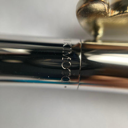 Mikimoto silver ballpoint pen with golf club motif and genuine pearl on clip imported from Japan
