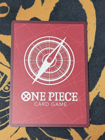 One Piece Start Deck EX Luffy and Ace leader cards ST30-001 displayed in protective sleeves