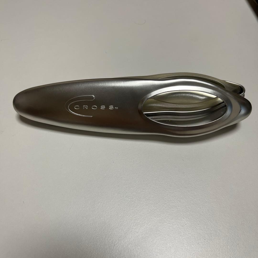 CROSS Morph Digital Writer Duo ELD472-4 silver ballpoint pen with rubber grip and included case