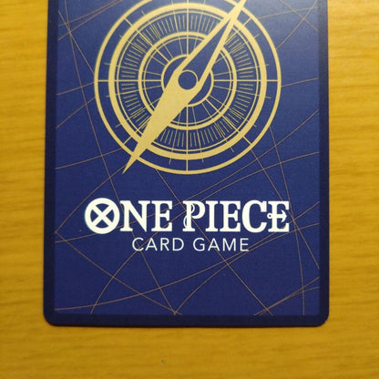 One Piece Monkey D. Luffy Jump collectible card showing white scratches and signs of wear