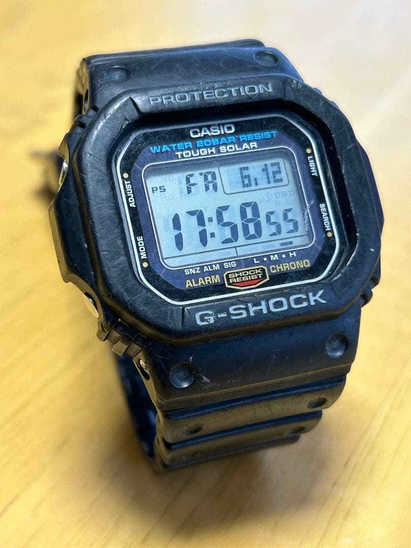 Casio G-Shock G-5600E Watch Module 3160 with Signs of Use and Scratches — Japan Import