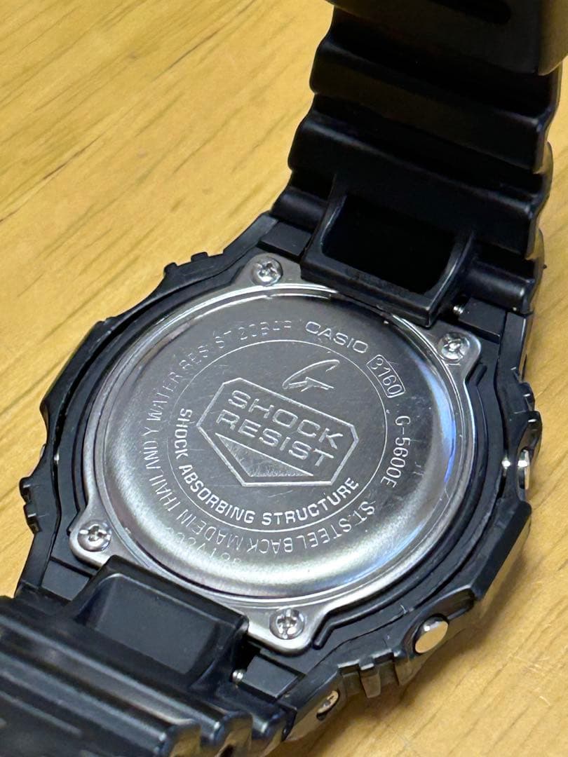 Casio G-Shock G-5600E Watch Module 3160 with Signs of Use and Scratches — Japan Import