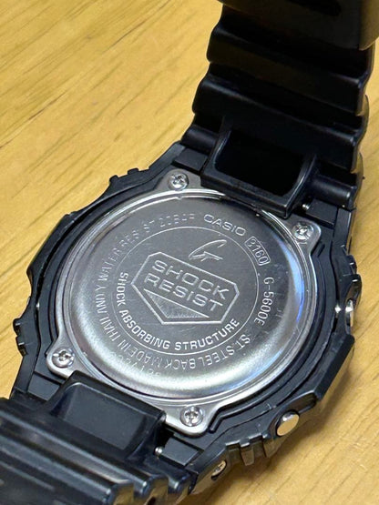 Casio G-Shock G-5600E Watch Module 3160 with Signs of Use and Scratches — Japan Import