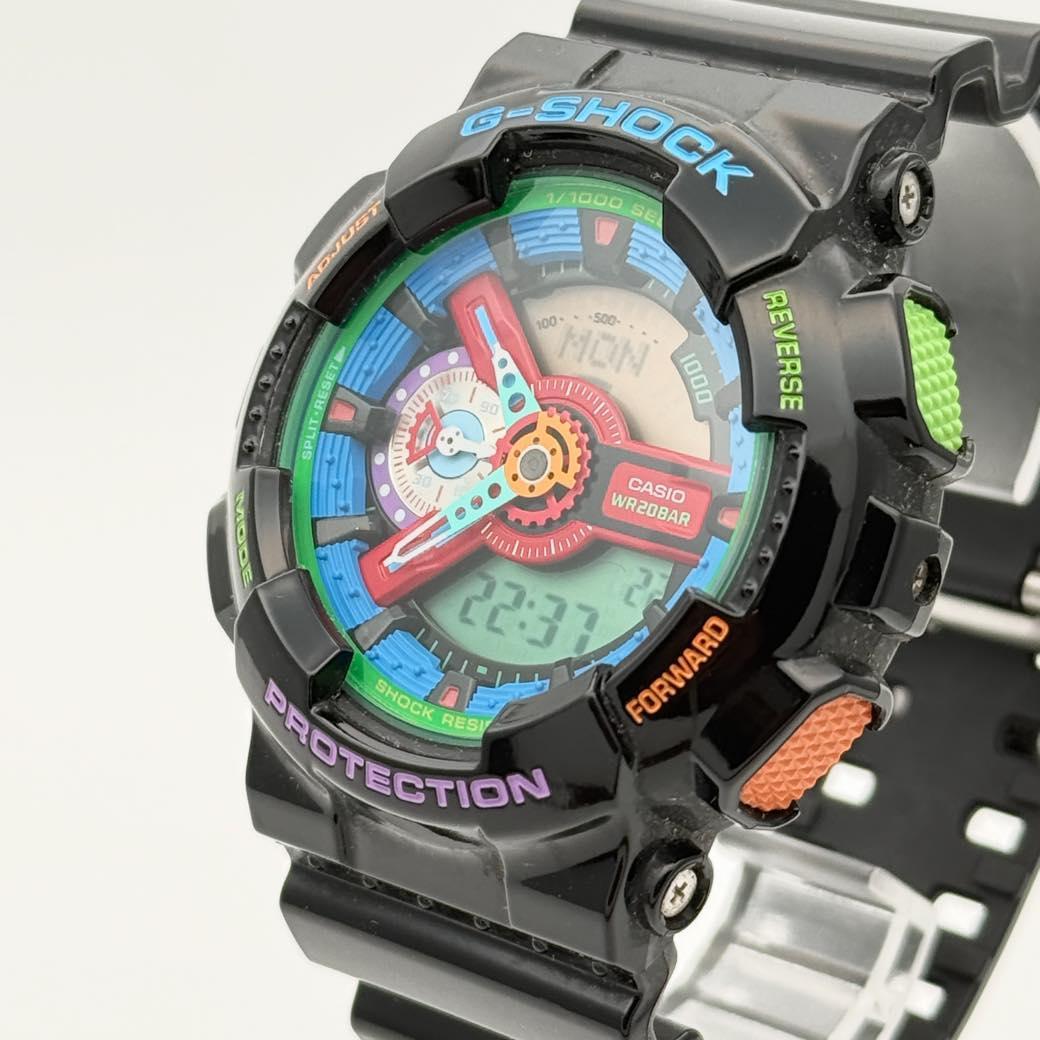 Casio G-Shock GA-110MC-1AJF Crazy Colors Analog-Digital Watch — Japan Import