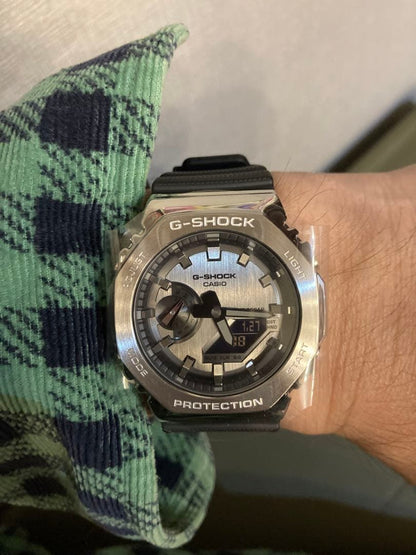 Casio G-Shock GM-2100-1JF Metal Bezel Shock Resistant Watch — Japan Import