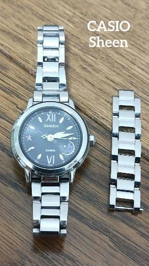 Casio Sheen SHW-1500 5196 Stainless Steel Analog Quartz Watch — Japan Import