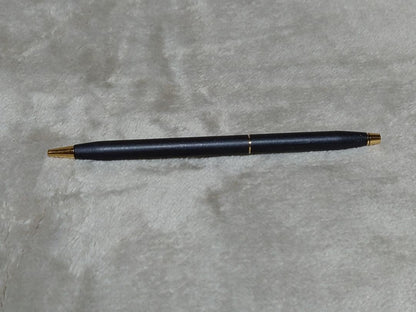 Cross Classic Century ballpoint pen in matte black with gold decoration and conical cap design