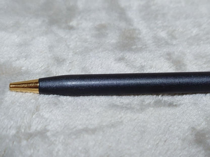 Cross Classic Century ballpoint pen in matte black with gold decoration and conical cap design