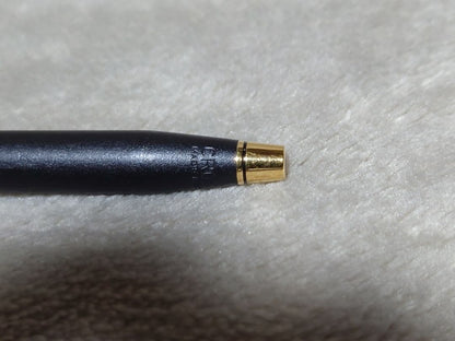 Cross Classic Century ballpoint pen in matte black with gold decoration and conical cap design